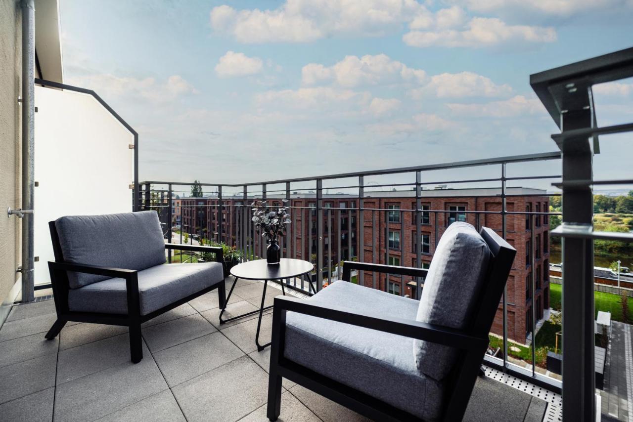 Nk Apartments - Hafencity Dresden Mit Elbblick - Modern & Zentral 외부 사진